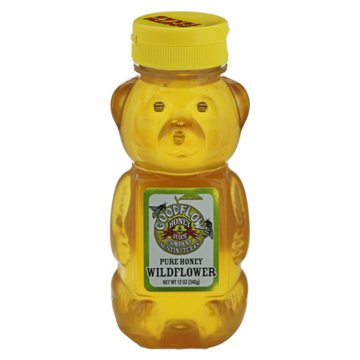 Good Flow Honey Co. Pure Wildflower Honey Squeeze Bear, 12 oz