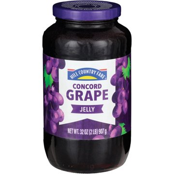 Hill Country Fare Concord Grape Jelly, 32 oz