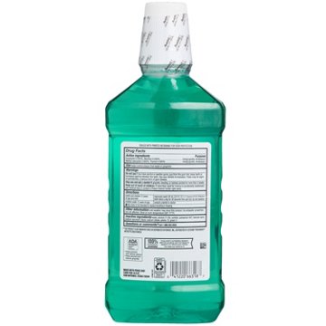 H-E-B Antiseptic Mouthwash - Fresh Green Mint, 33.8 oz