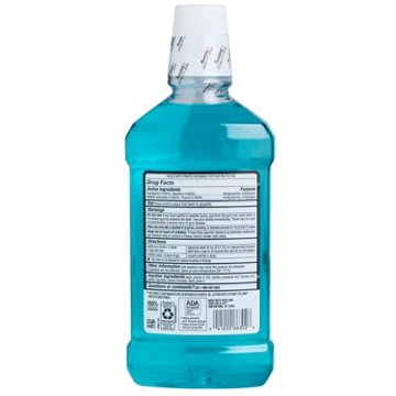 H-E-B Cool Blue Mint Antiseptic Mouthwash, 16.9 oz