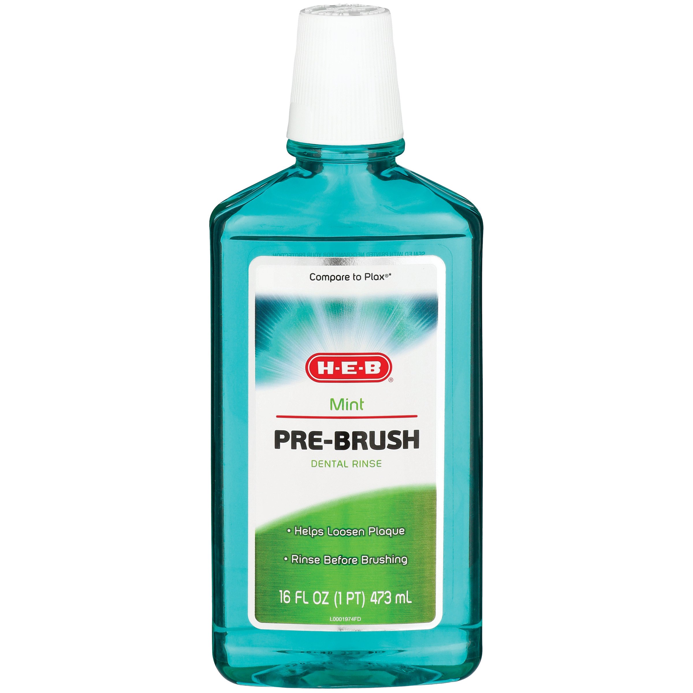 HEB Mint Plaque Remover Mouth Rinse Shop Mouthwash at HEB