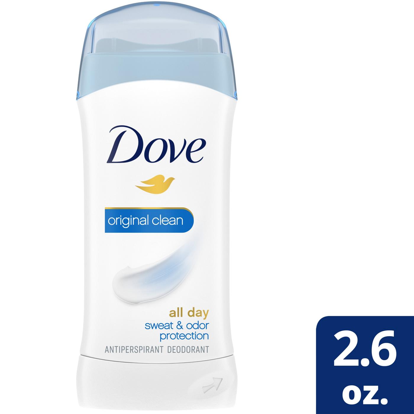 Dove Invisible Solid Original Clean Antiperspirant Deodorant Stick; image 2 of 11
