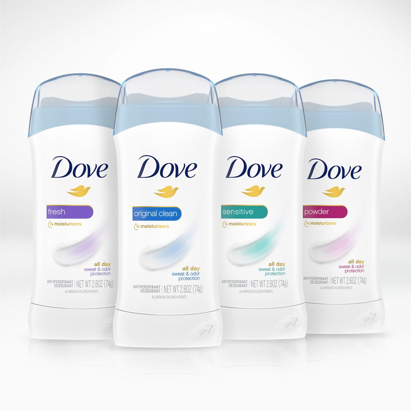 Dove Invisible Solid Antiperspirant Deodorant Stick - Fresh; image 2 of 10
