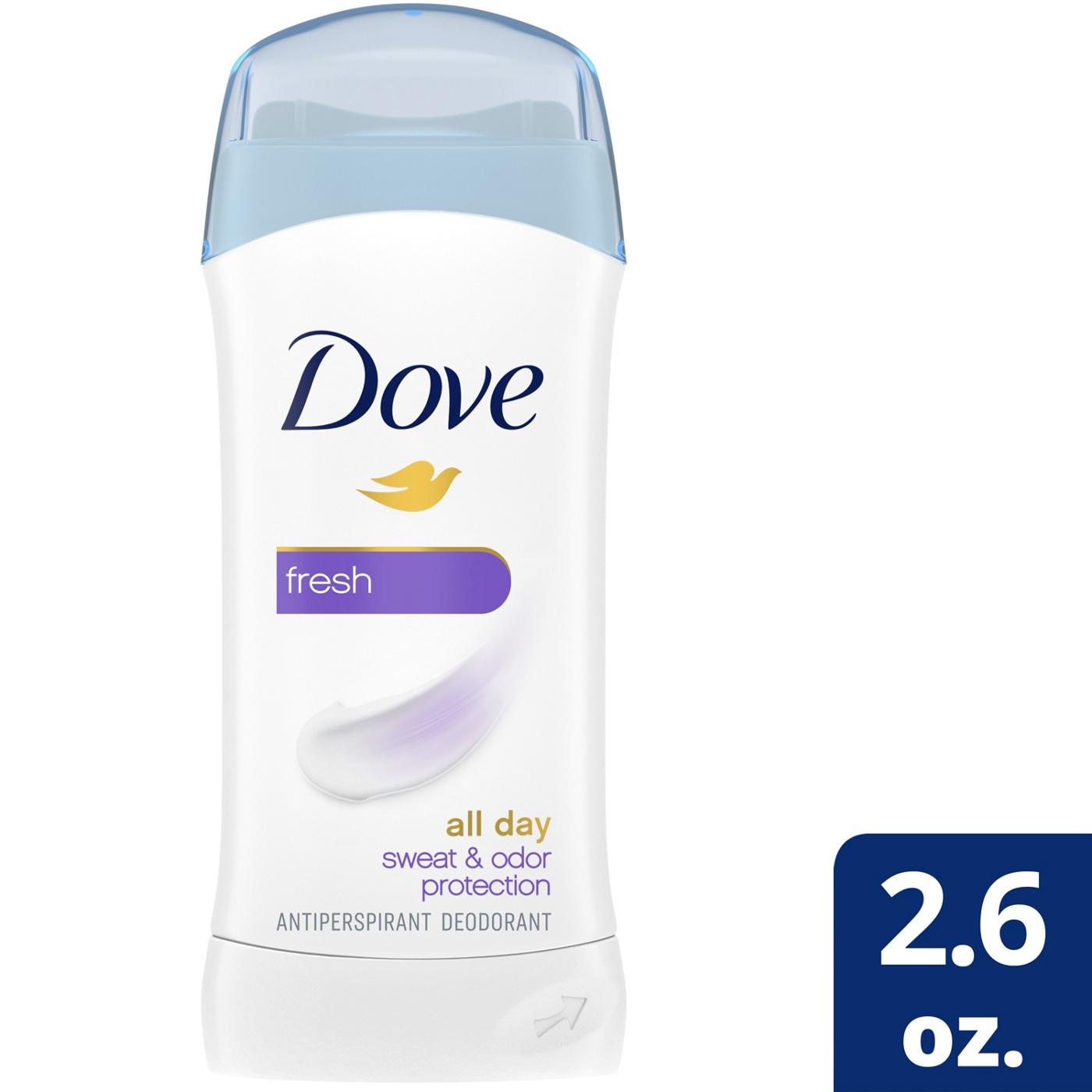 Dove Invisible Solid Antiperspirant Deodorant Stick - Fresh; image 3 of 10