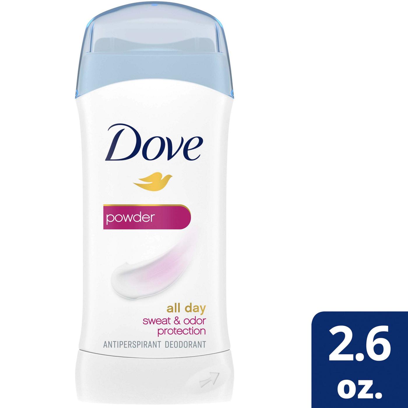 Dove Invisible Solid Antiperspirant Deodorant - Powder; image 3 of 3