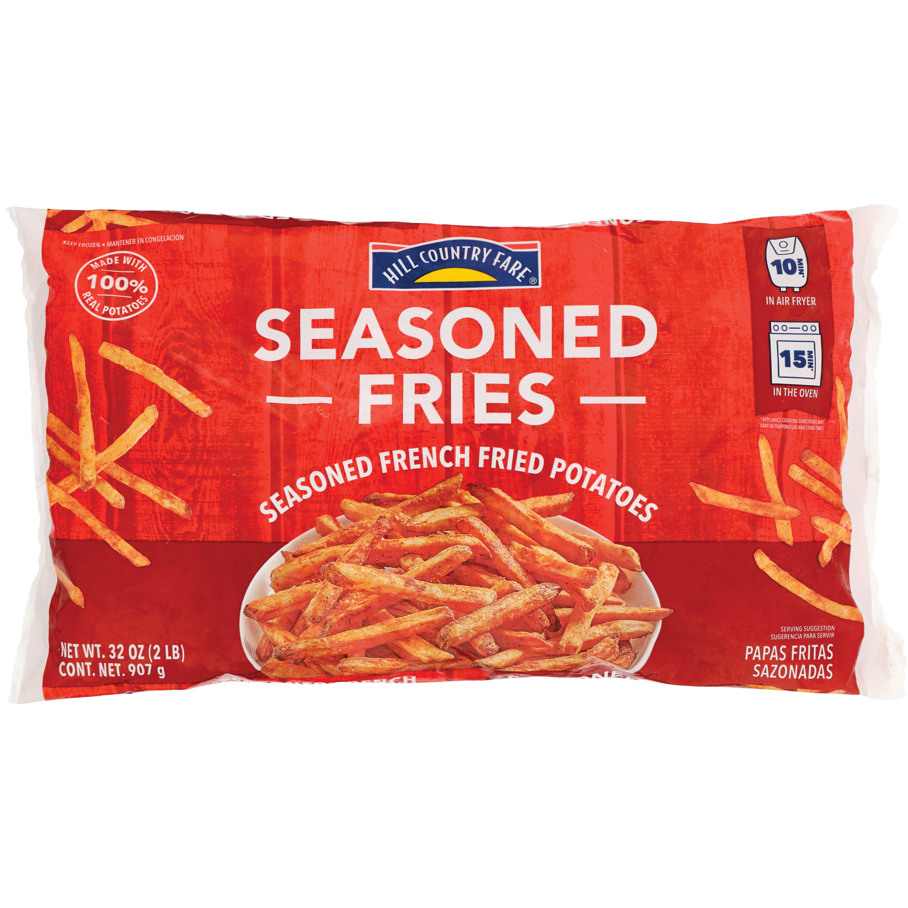 Hill Country Fare Seasoned French Fries - Shop Entrees & Sides at H-E-B