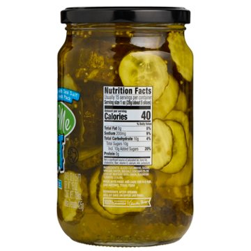 H-E-B Pickle Me Sweet Bread & Butter Pickle Chips, 24 oz