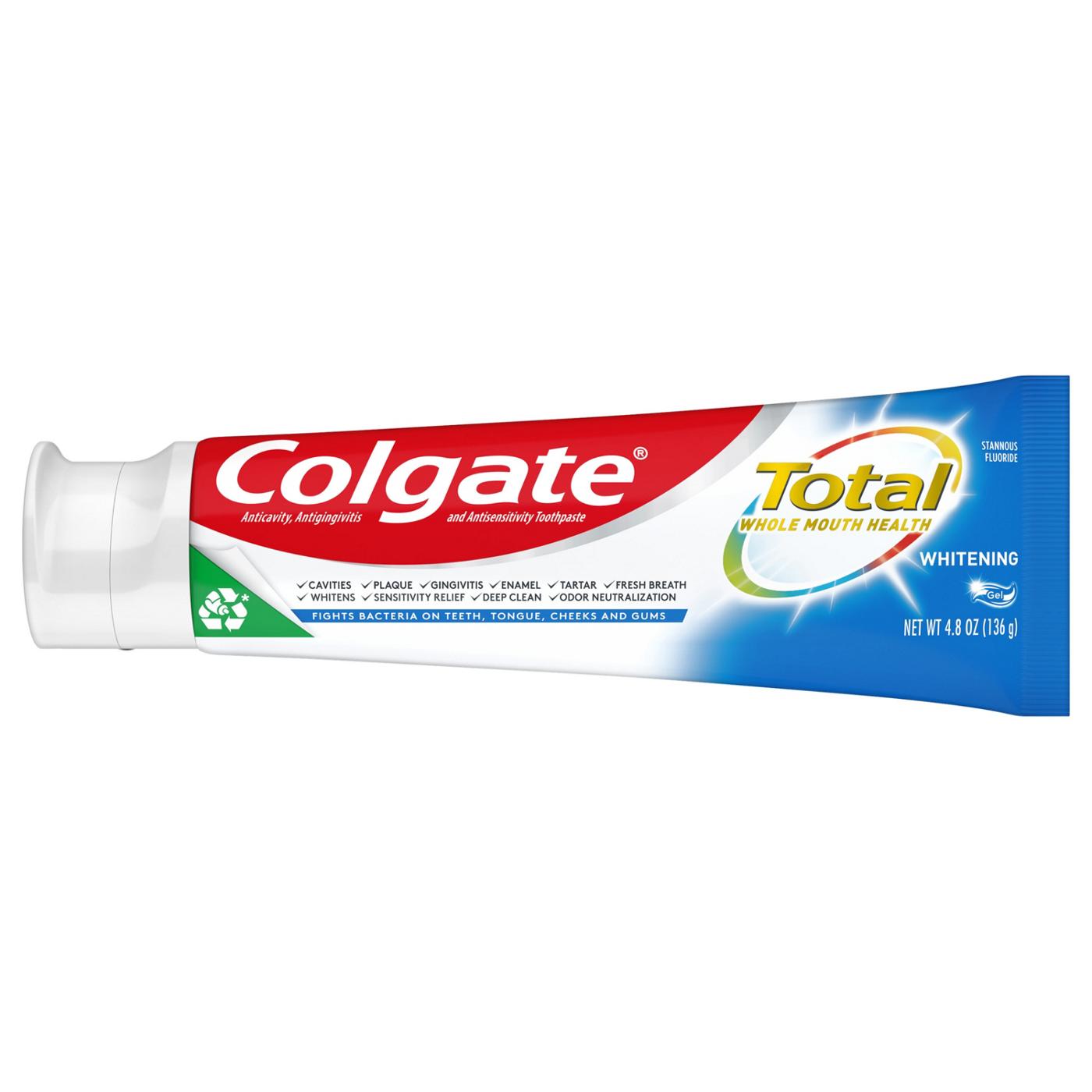 Colgate Total Whitening Gel Toothpaste; image 5 of 12