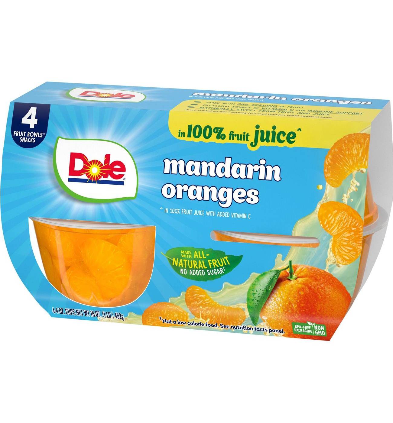 Dole Fruit Bowls - Mandarin Oranges in 100% Juice; image 7 of 8