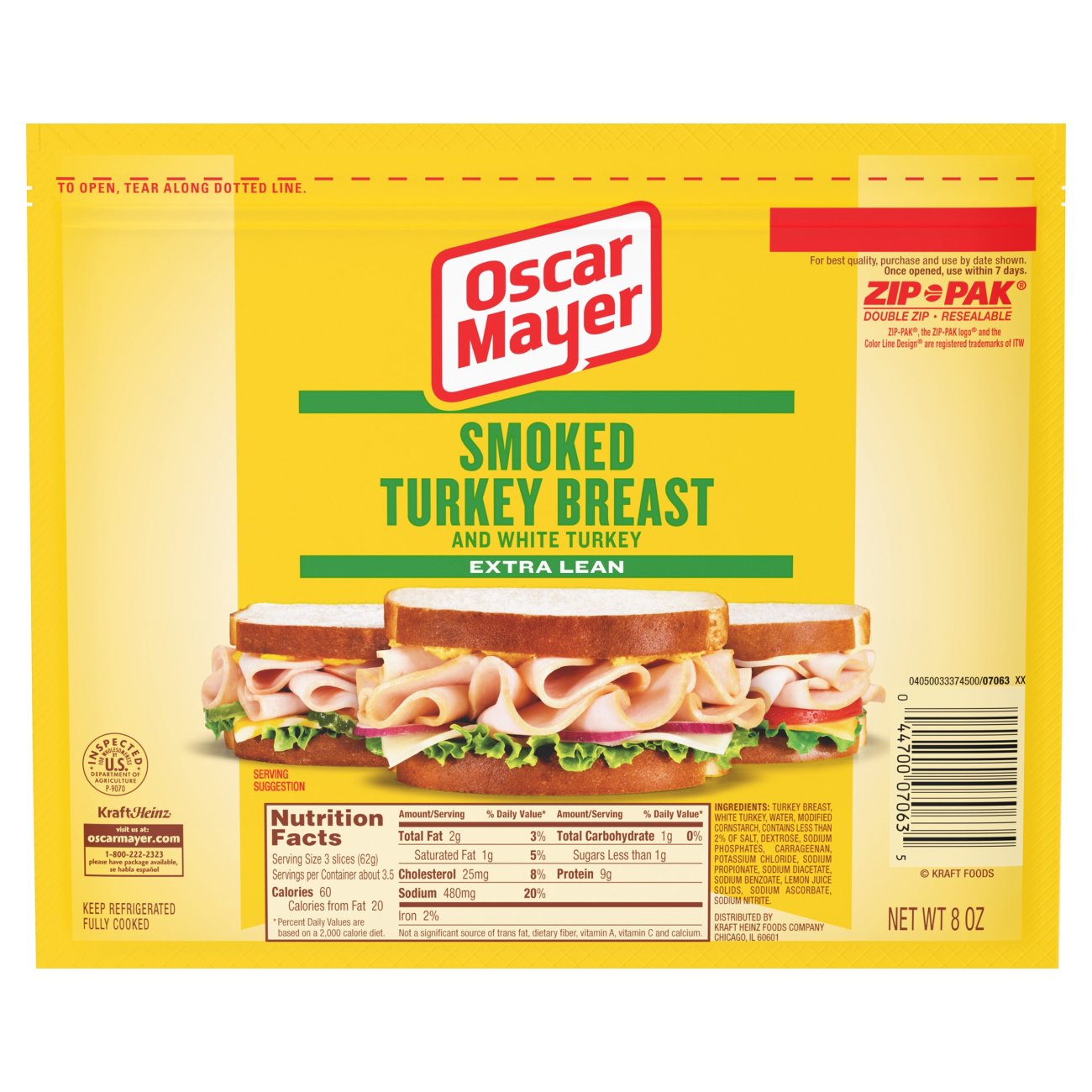 Oscar Mayer Extra Lean Smoked Turkey Breast - Shop Meat At H-E-B