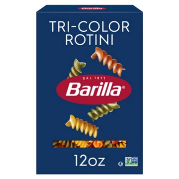 Barilla Tri-Color Rotini Pasta, 12 oz