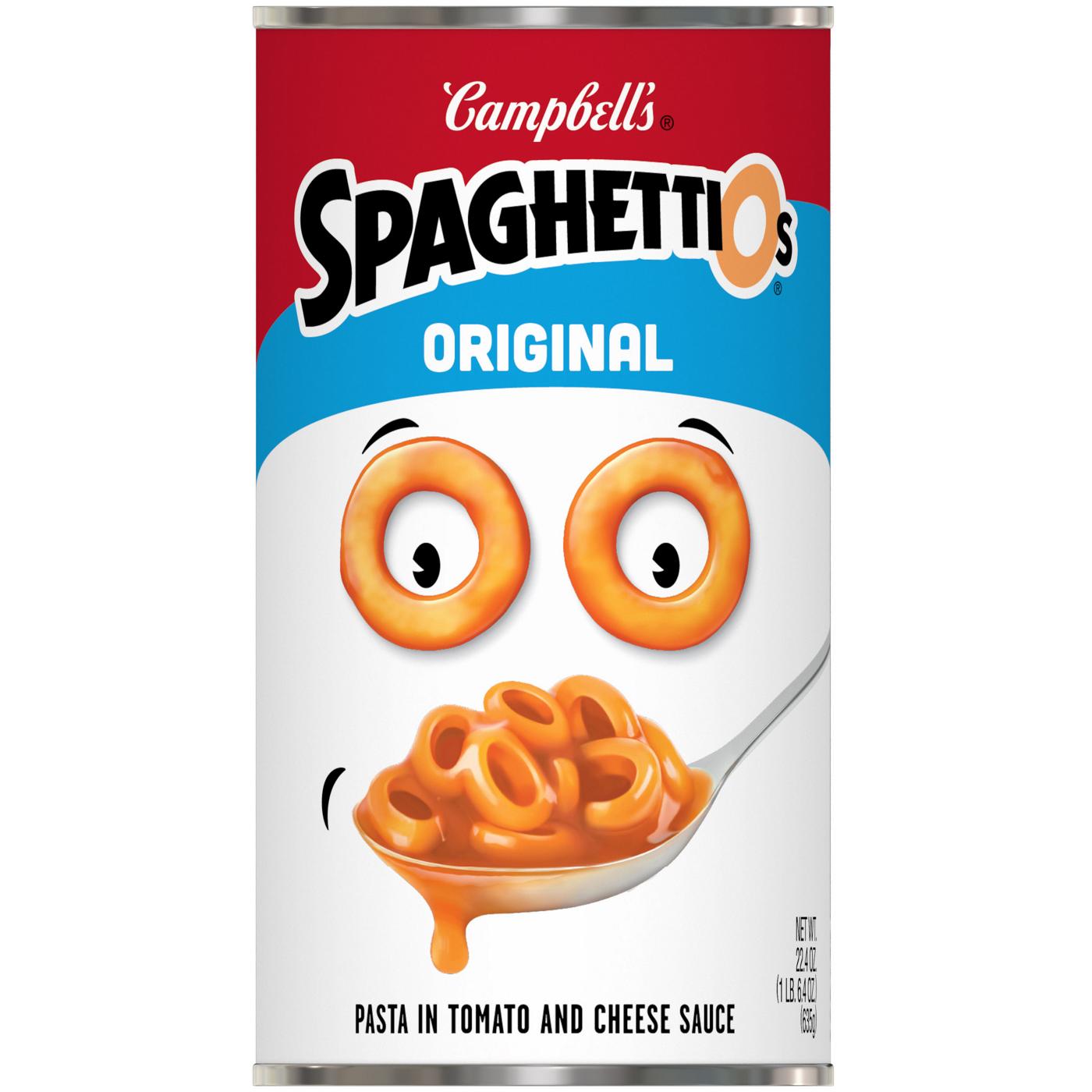 Campbell's SpaghettiOs Original Canned Pasta; image 1 of 4