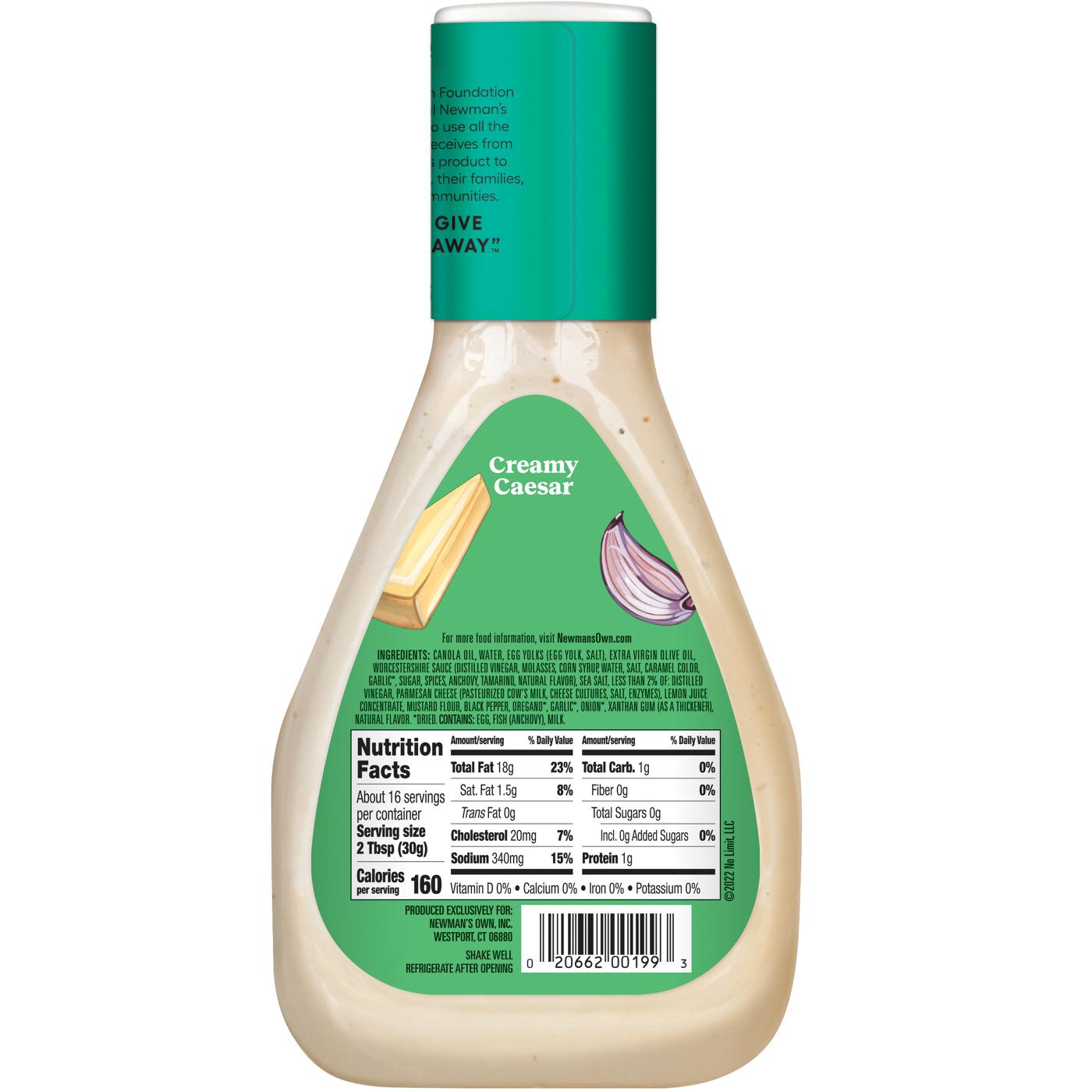 Newman's Own Creamy Caesar Dressing; image 2 of 2