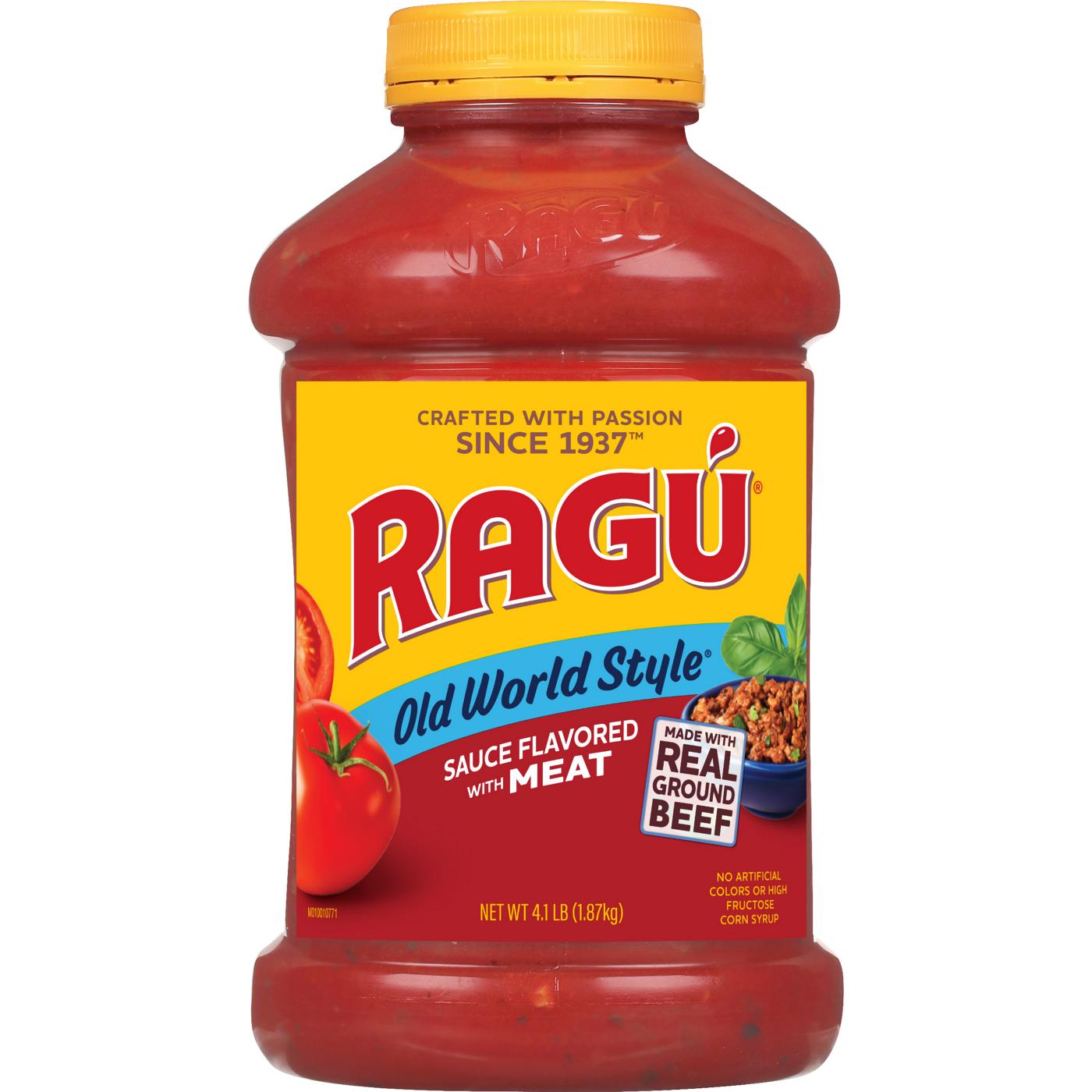 Ragu Old World Style Sauce Flavored with Meat; image 1 of 8