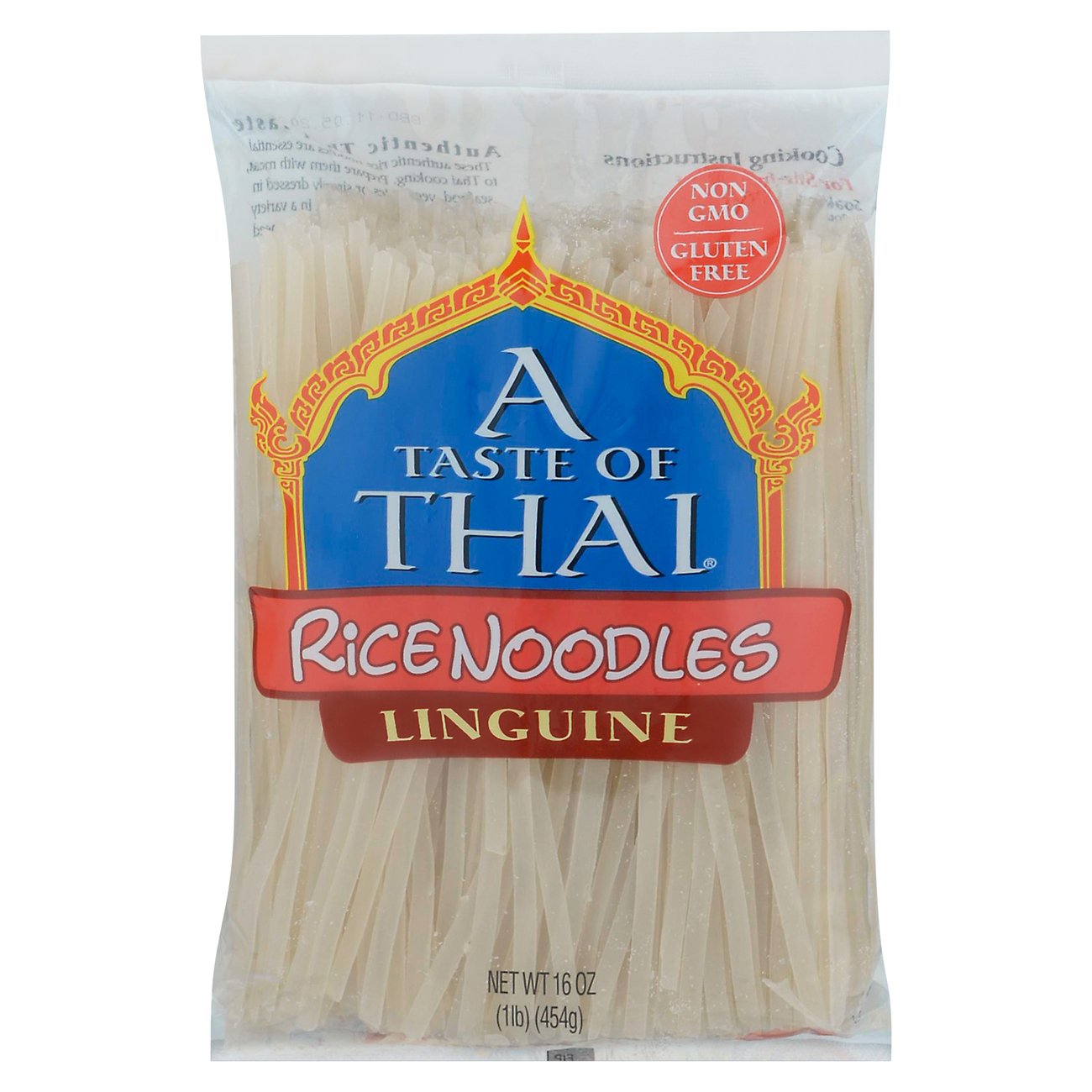 A Taste of Thai Straight Cut Rice Noodles Shop Pasta at HEB