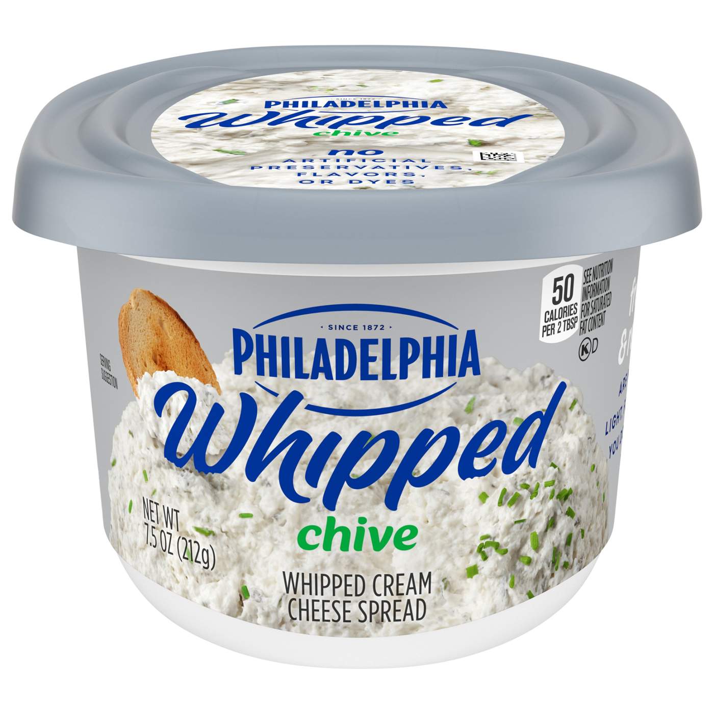 Philadelphia Whipped Chive Cream Cheese Spread; image 1 of 4