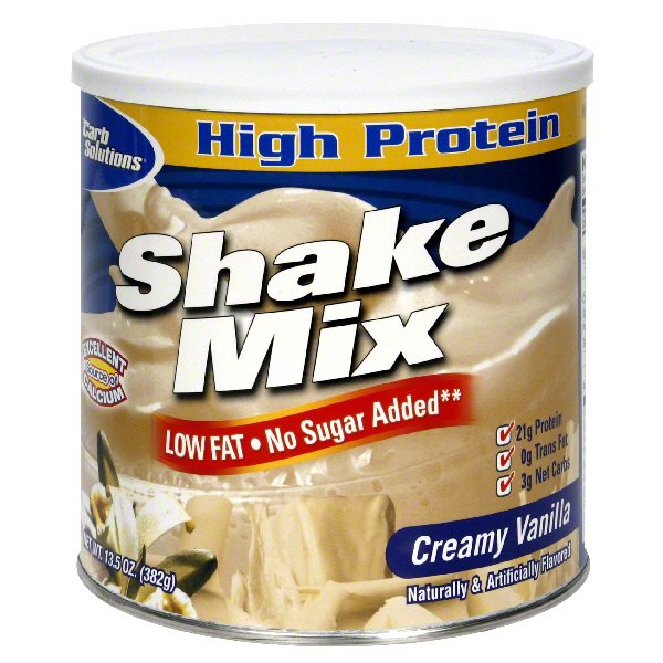 Carb Solutions High Protein Shake Mix Creamy Vanilla Shop Diet