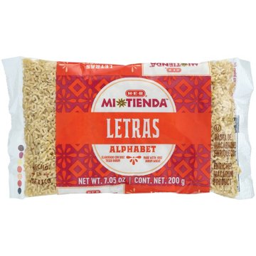 H-E-B Mi Tienda Letras Alphabet Pasta