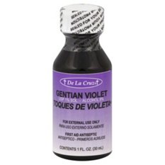 De La Cruz Gentian Violet First Aid Antiseptic, 1 oz | Low Prices