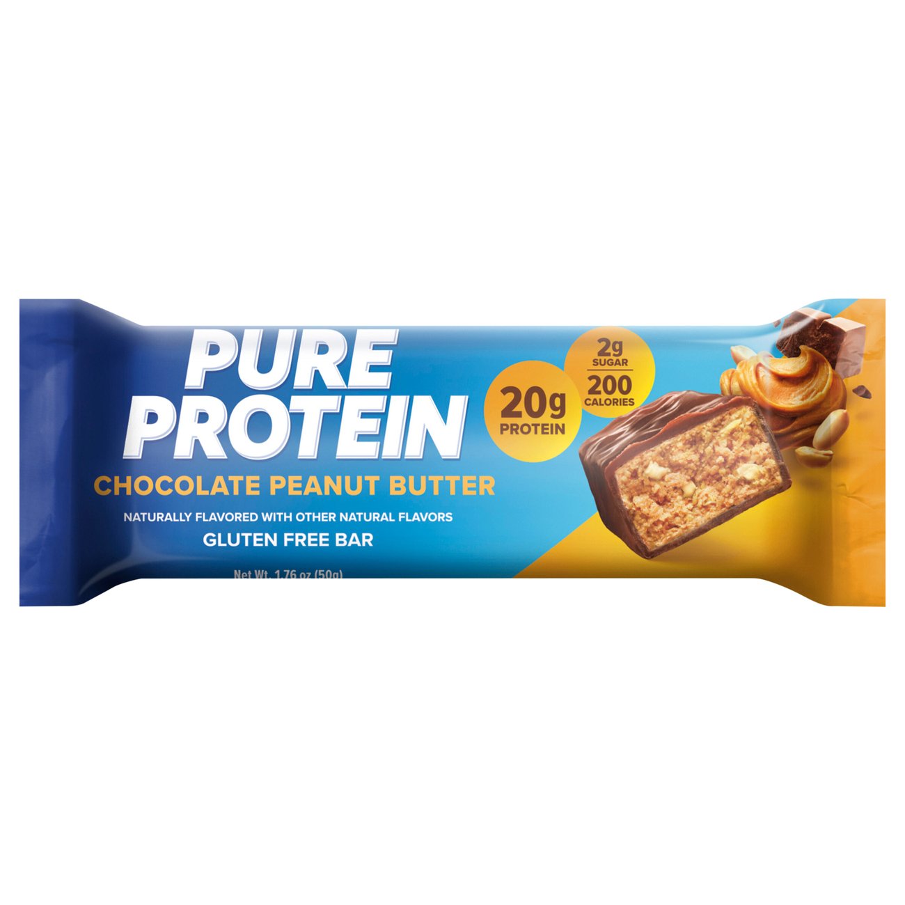 Pure Protein 20g Protein Bar - Chocolate Peanut Butter - Shop Granola ...