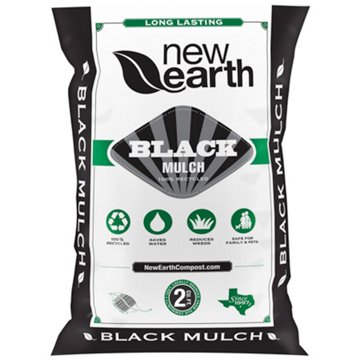 New Earth Black Mulch, 2 cu ft