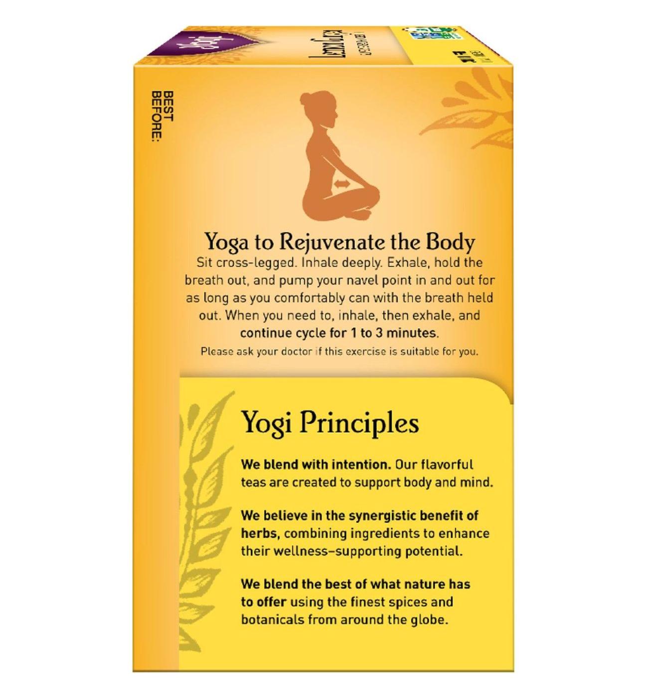 Yogi Lemon Ginger Tea; image 3 of 5