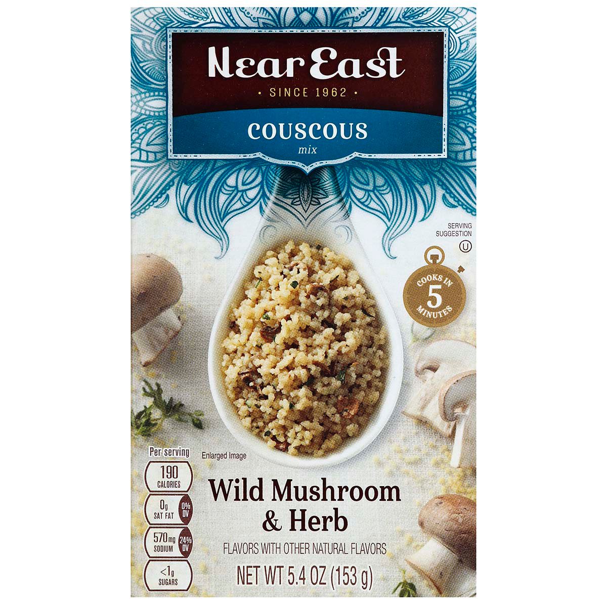 Near East Wild Mushroom & Herb Couscous Mix Shop Pasta at HEB