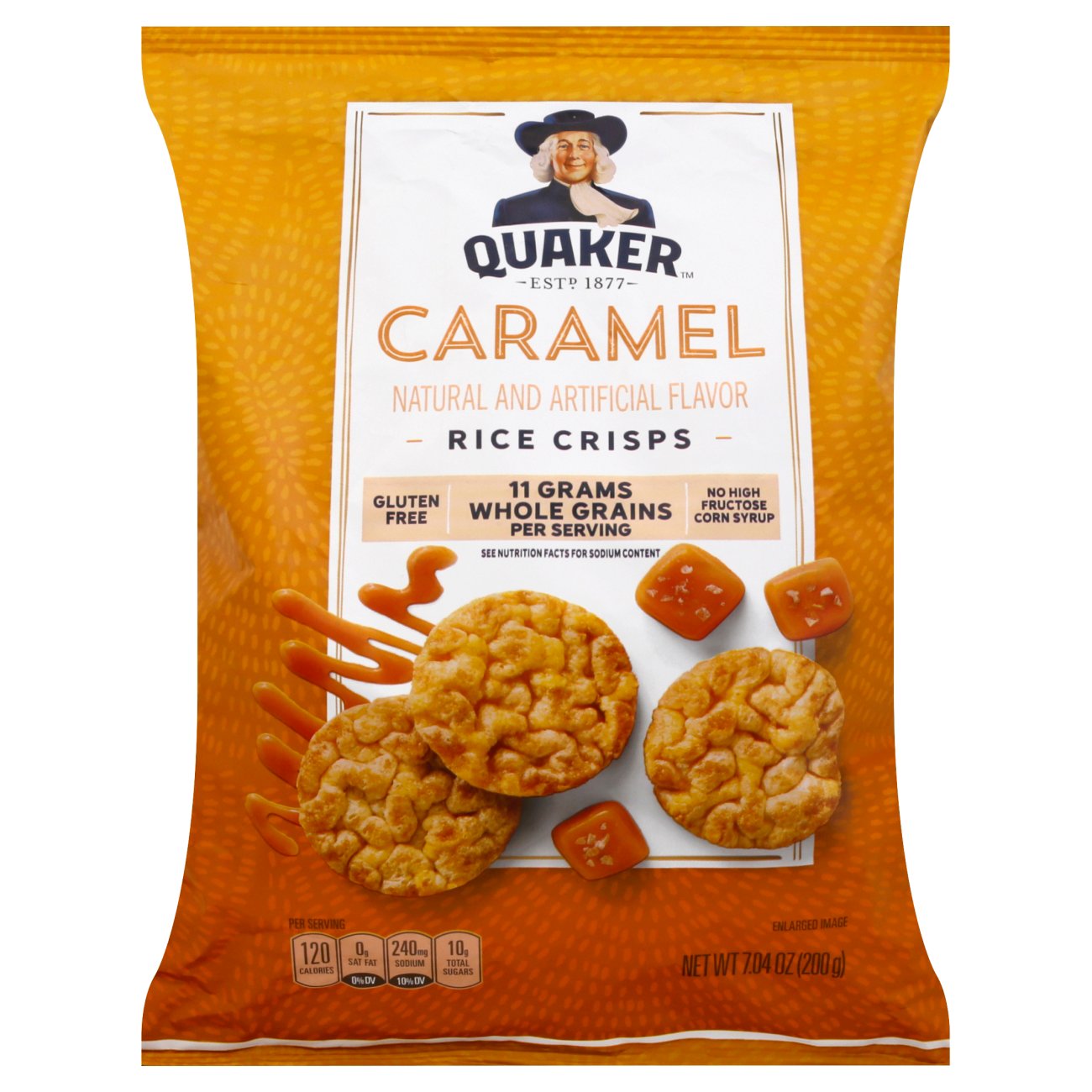 Quaker Caramel Rice Crisps - Shop Rice Cakes at H-E-B