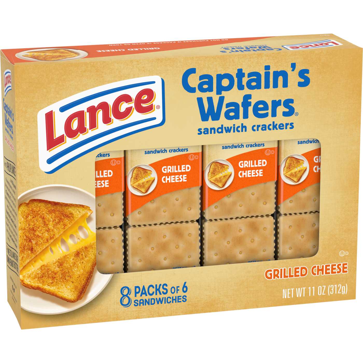 Lance Captain's Grilled Cheese Sandwich Crackers; image 10 of 10