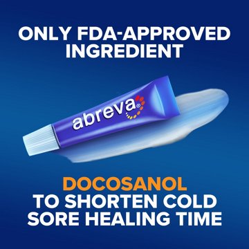 Abreva Abreva Docosanol 10% Cream Cold Sore Treatment, 0.07 oz, 0.07 oz