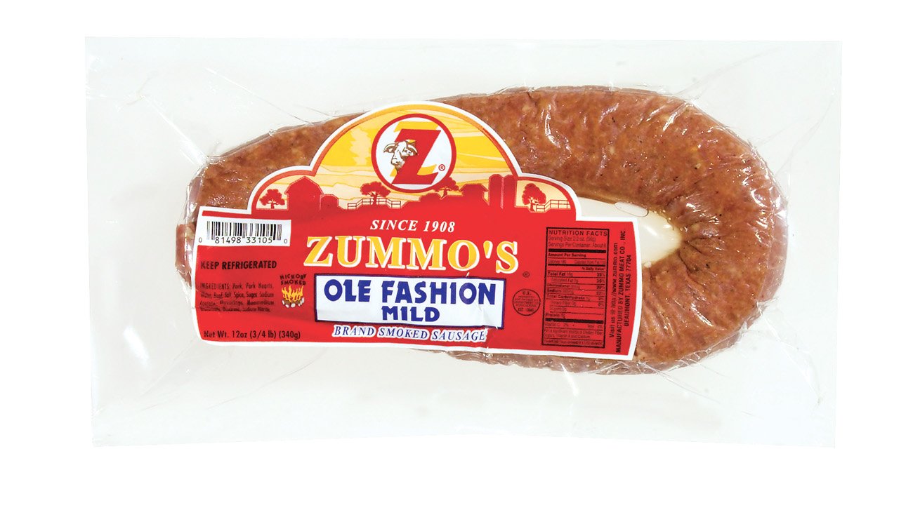 Zummo's Ole Fashion Sausage Mild Shop Sausage at HEB