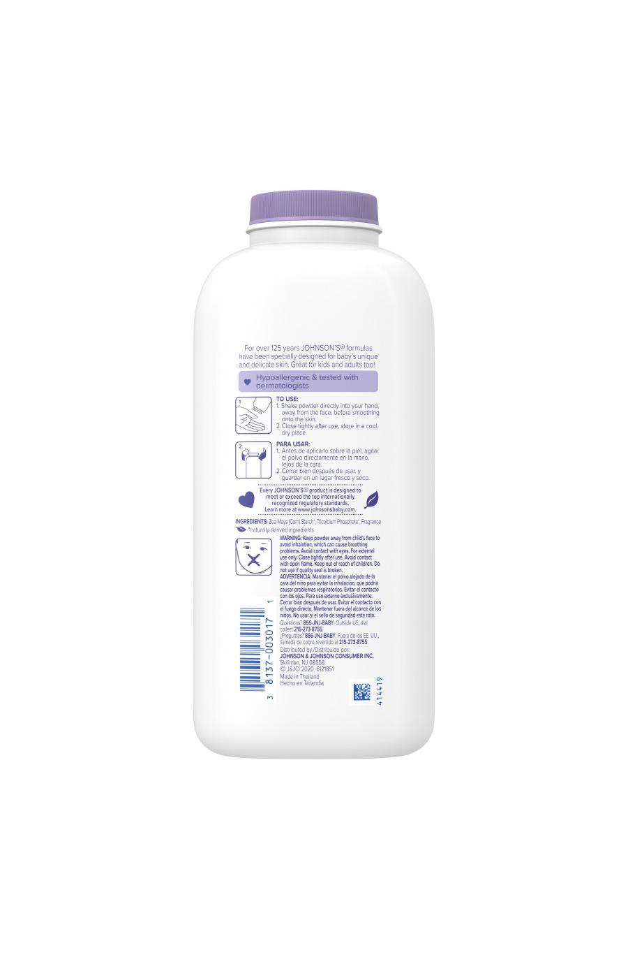Johnson's Baby Powder - Lavender; image 3 of 4