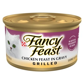 Fancy Feast Purina Grilled Wet Cat Food - Chicken Feast in Gravy