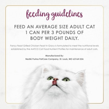 Fancy Feast Purina Grilled Wet Cat Food - Chicken Feast in Gravy