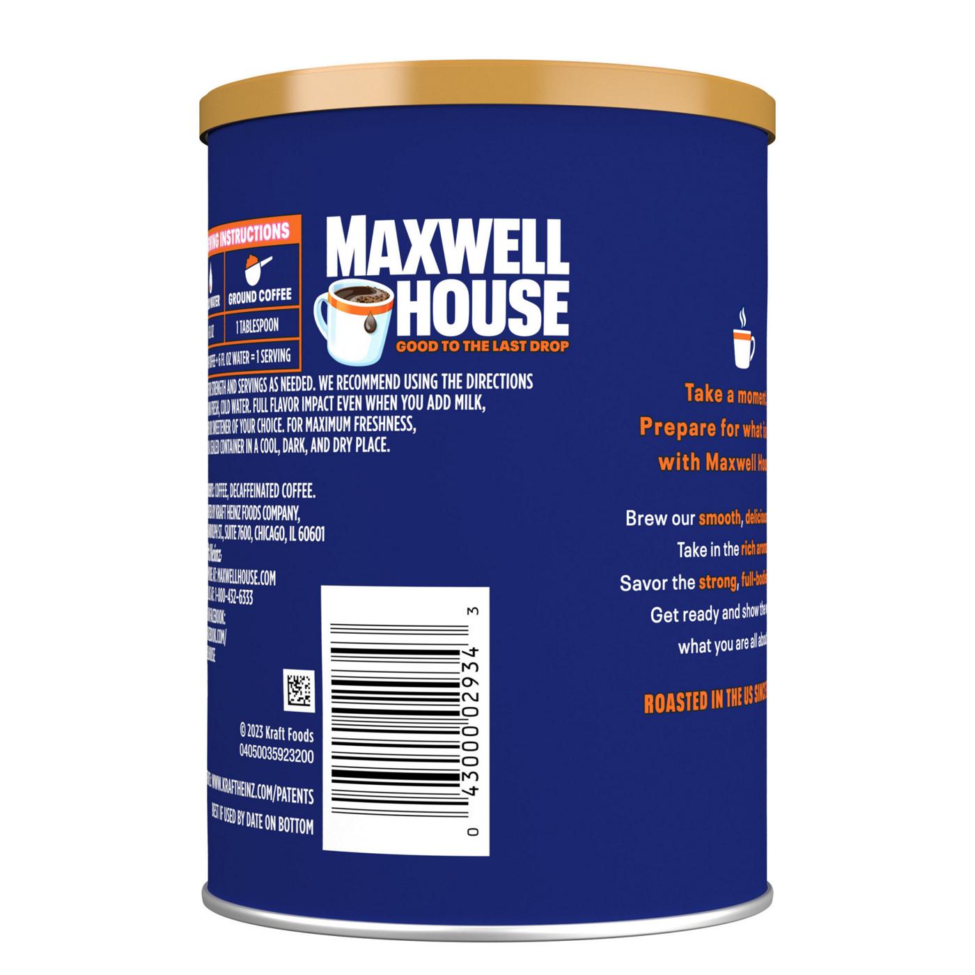 Maxwell House Medium Roast Ground Coffee; image 5 of 9