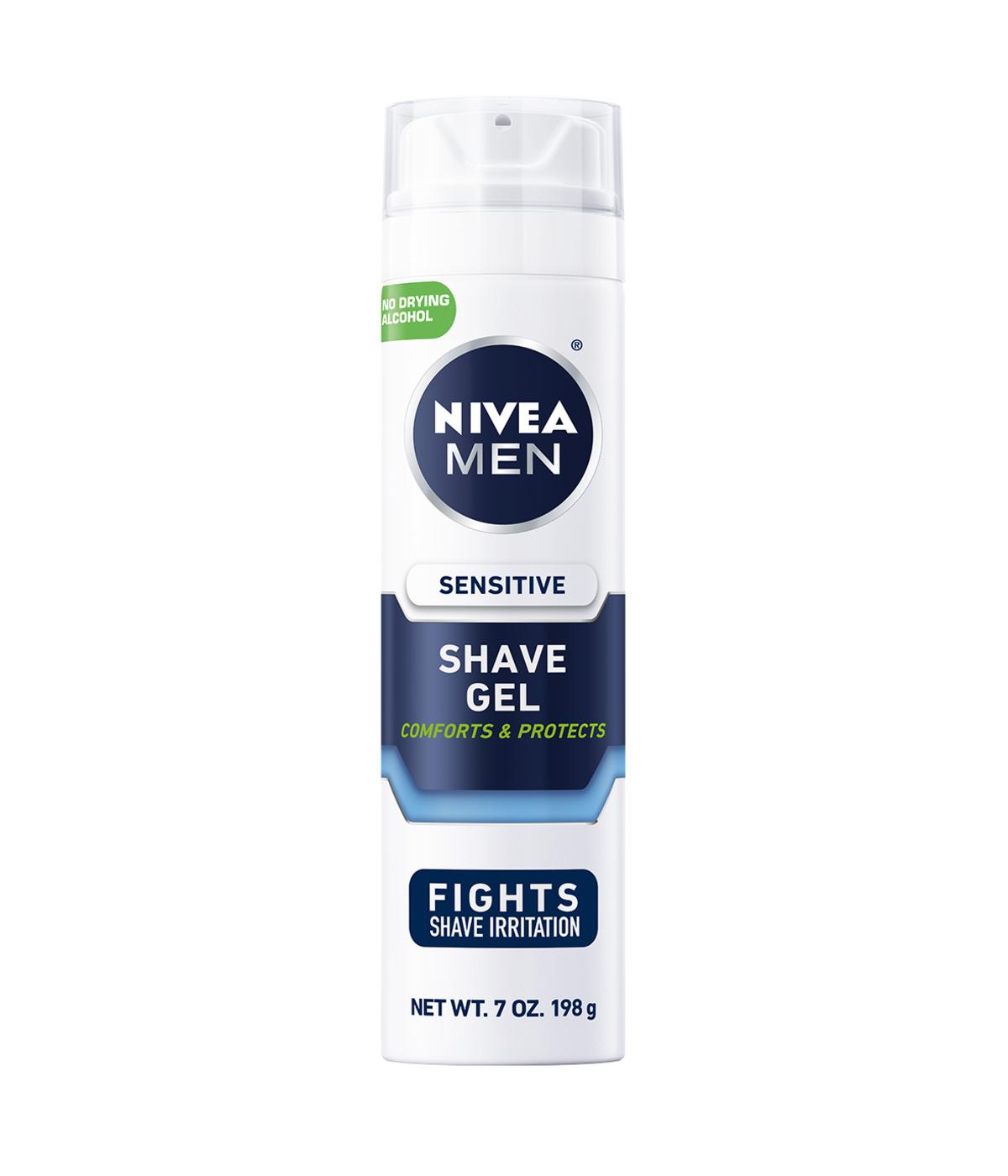 NIVEA Men Sensitive Shaving Gel Aerosol Can; image 1 of 3