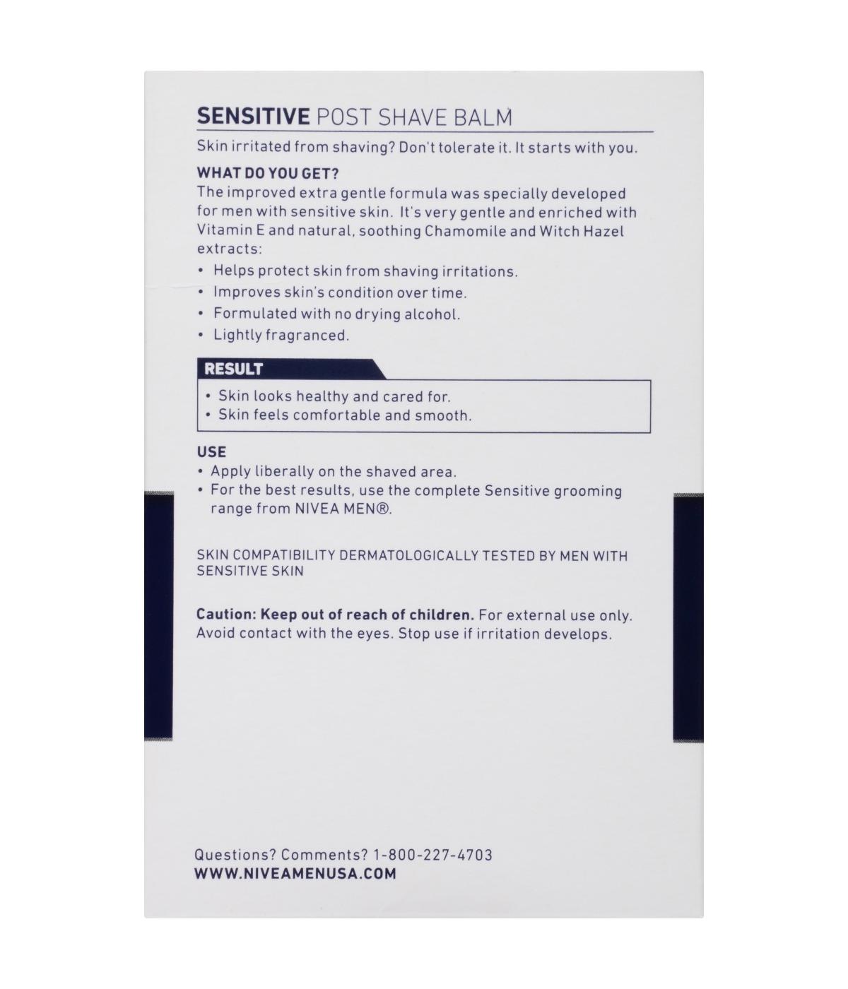 NIVEA Men Sensitive Post Shave Balm; image 3 of 4