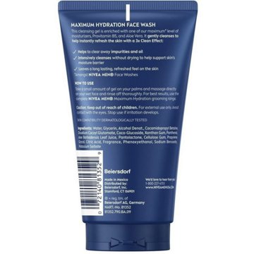 NIVEA Men Maximum Hydration Moisturizing Face Wash