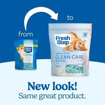 Fresh Step Crystal Litter Clean Care with Febreze Freshness, 8 lb