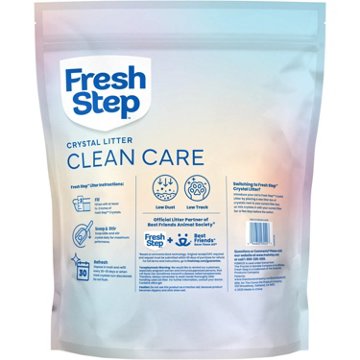 Fresh Step Crystal Litter Clean Care with Febreze Freshness, 8 lb