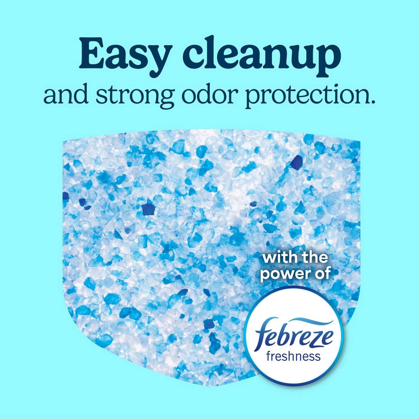 Fresh Step Crystal Litter Clean Care with Febreze Freshness; image 8 of 9