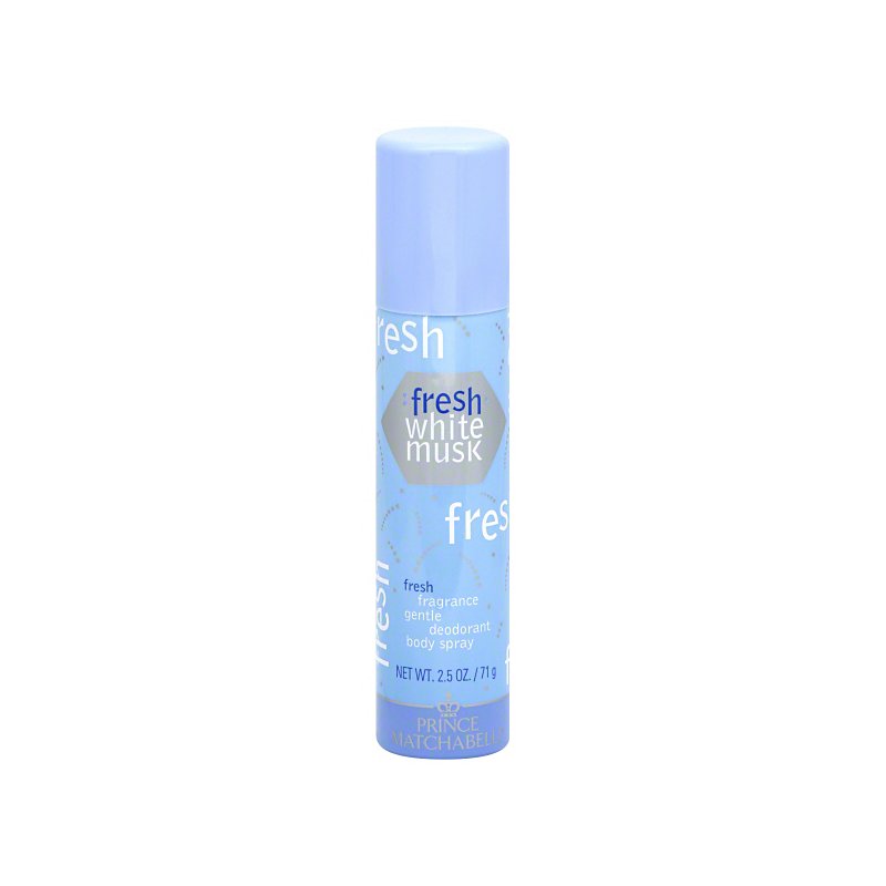 Prince Matchabelli Fresh White Musk Body Spray - Shop Bath & Skin Care ...