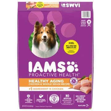 IAMS Proactive Health Senior Dog Food Healthy Aging Dry Dog Food - Real Chicken