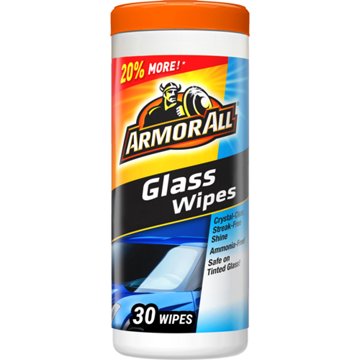 Armor All Glass Wipes, 30 ct