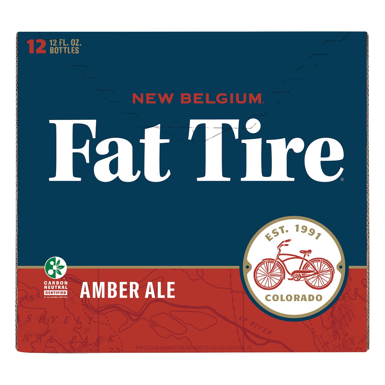 New Belgium Fat Tire Amber Ale Beer 12 pk Bottles Shop Beer at HEB
