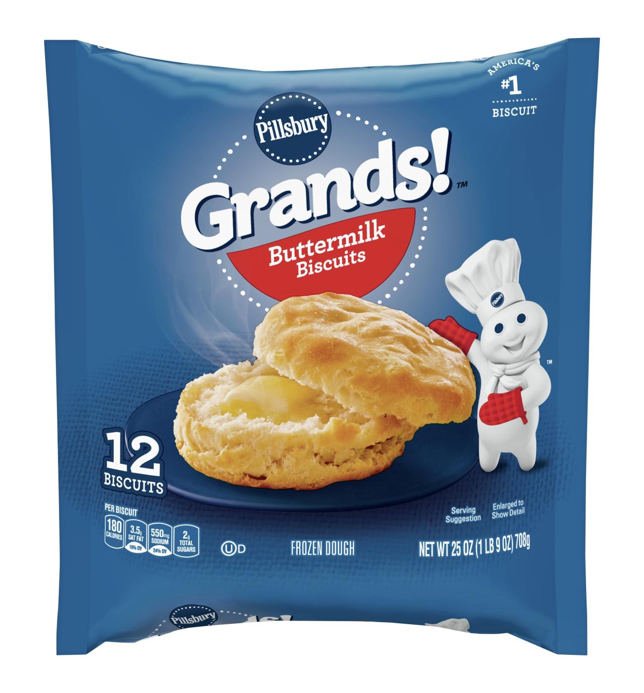 Pillsbury Grands! Buttermilk Biscuits; image 1 of 2