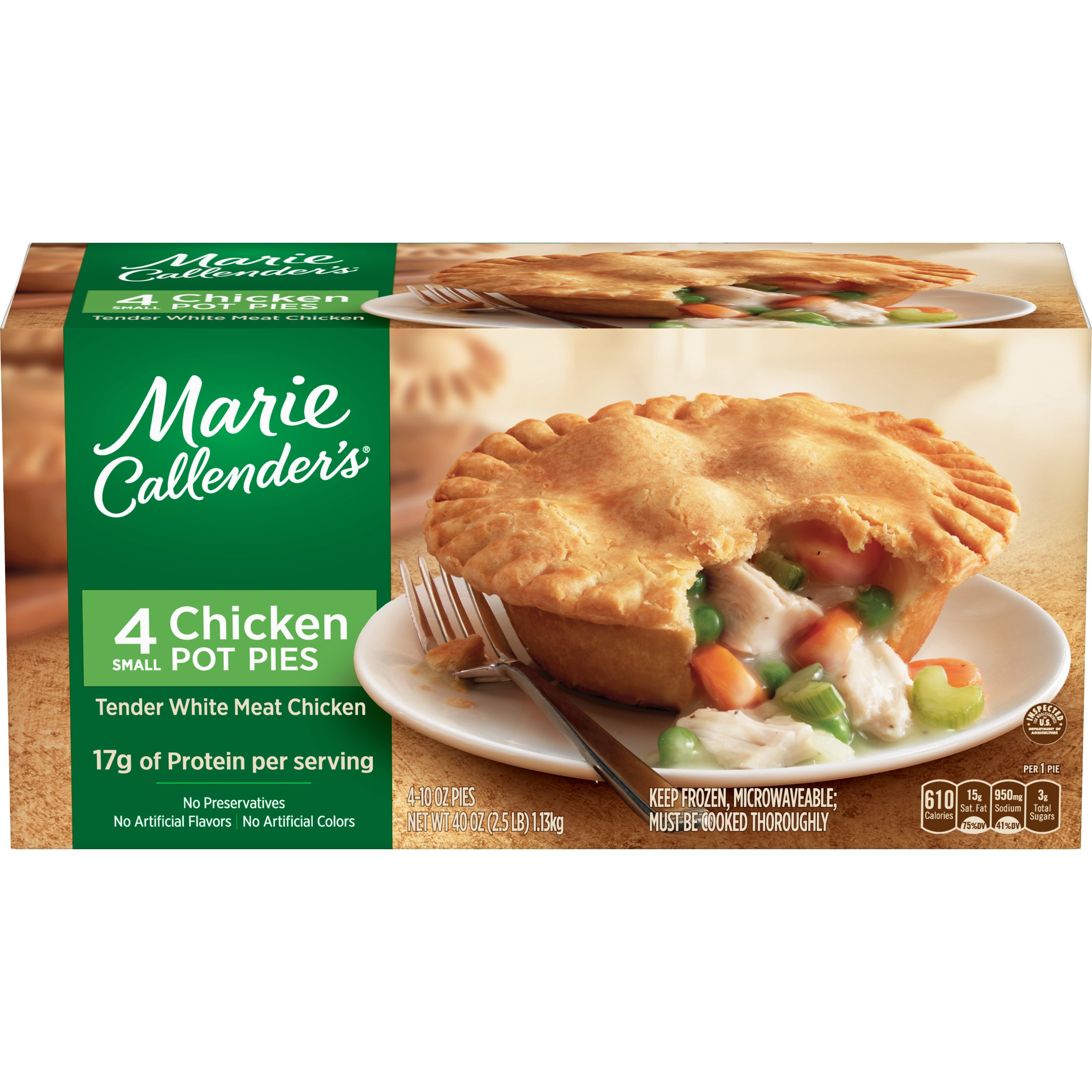 Marie Callender's Frozen Chicken Pot Pies Shop Entrees & sides at HEB