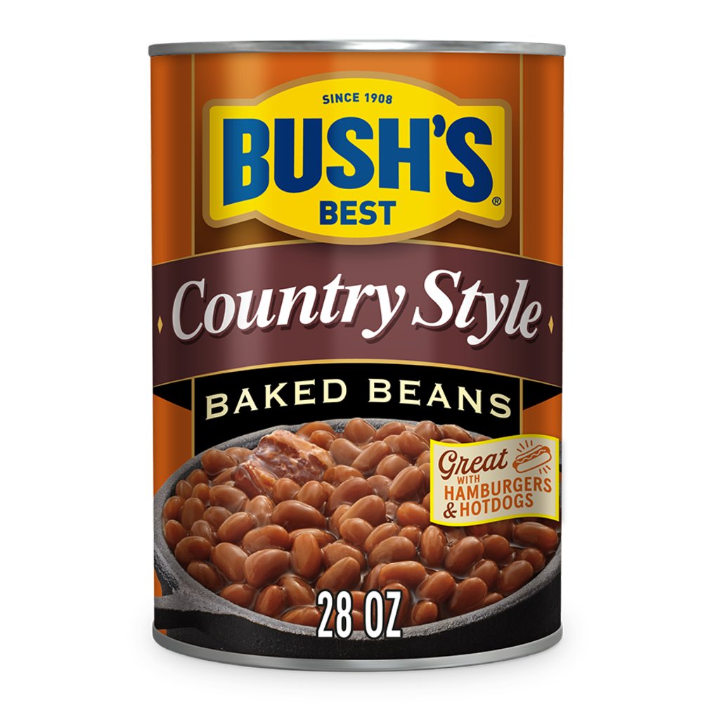Beansページ Bush's Best Country Style Baked Beans, 28 oz | Joe V's Smart