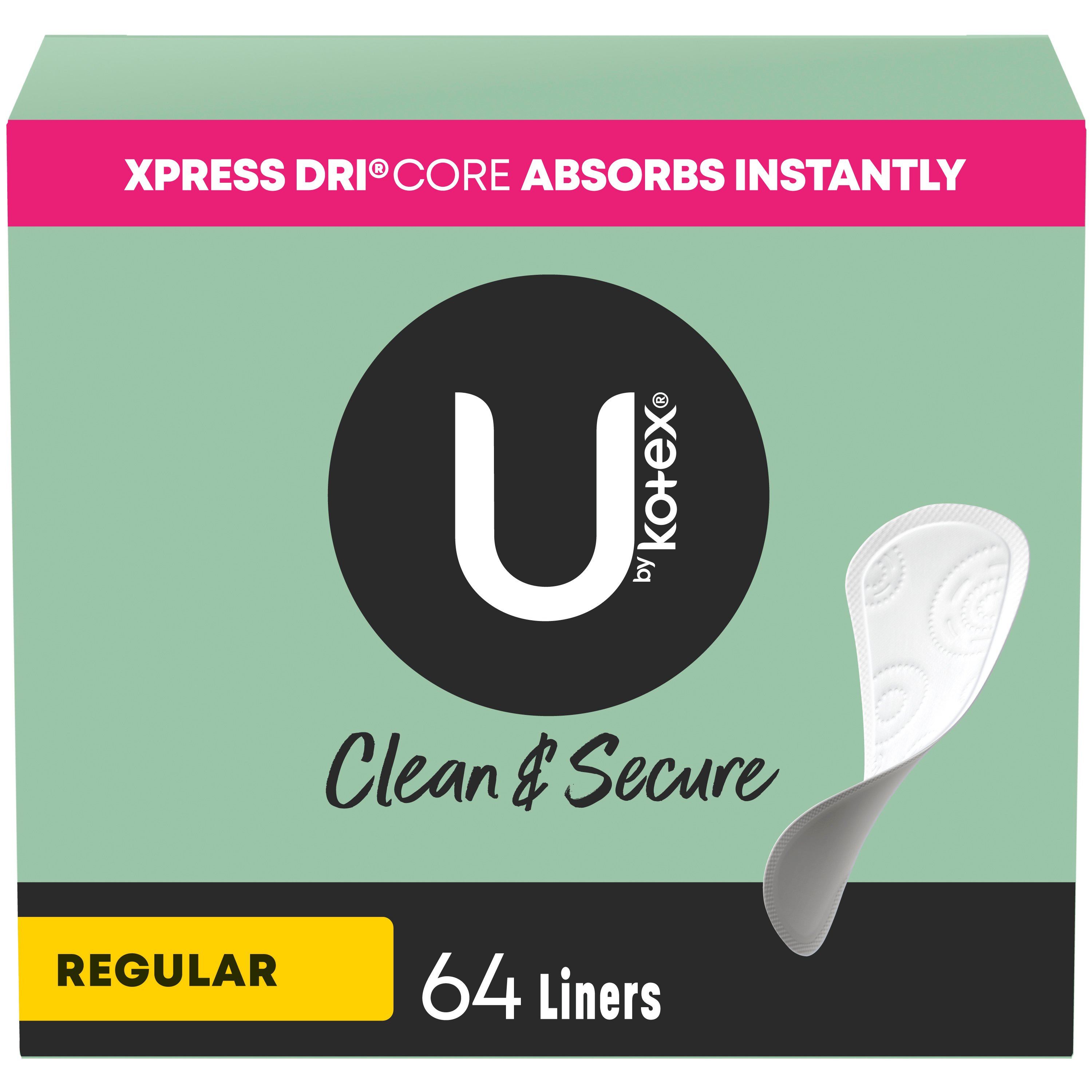 U by Kotex Security Lightdays Regular Panty Liners Shop Pads & Liners