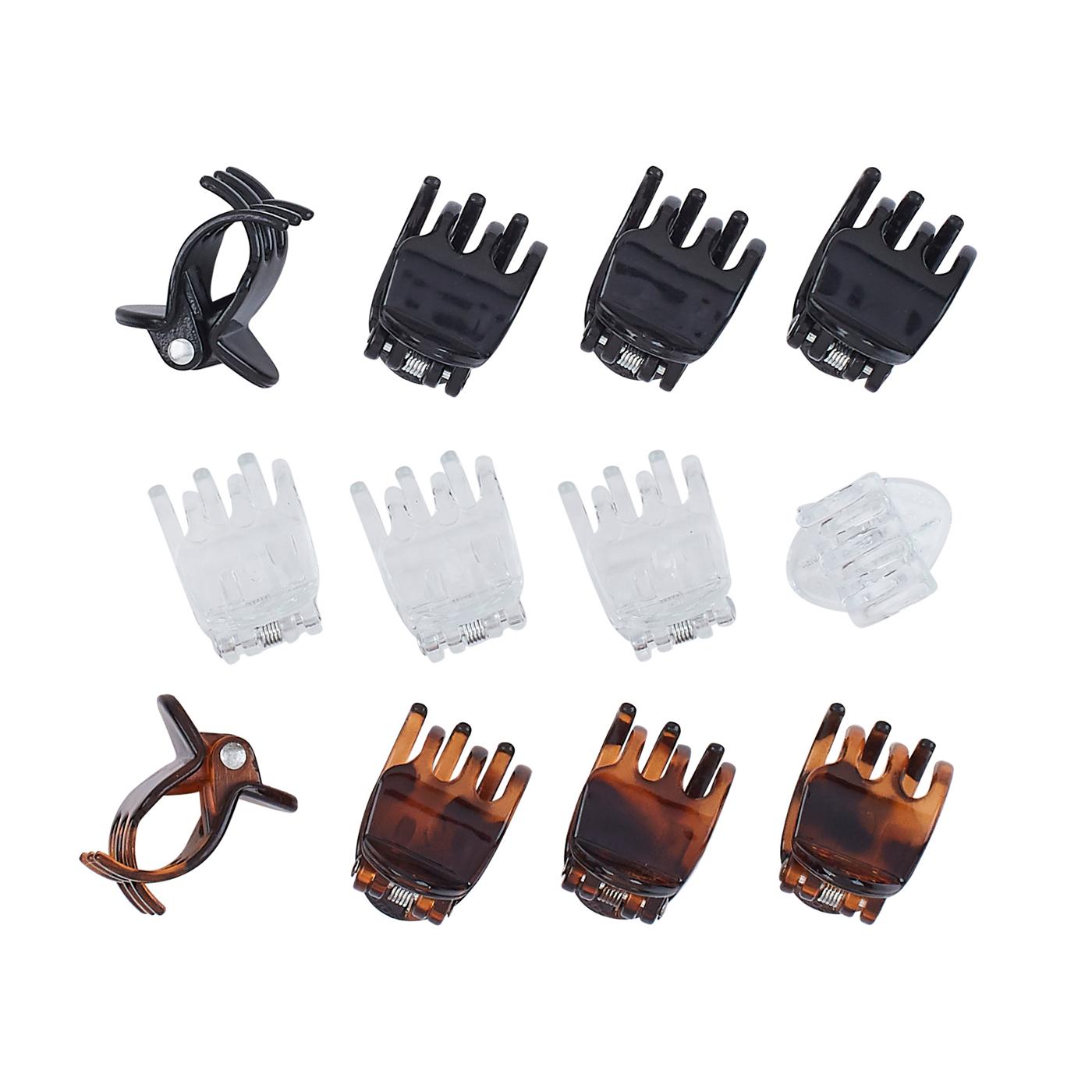 Scunci Effortless Beauty Small Chunky Jaw Clips; image 2 of 2